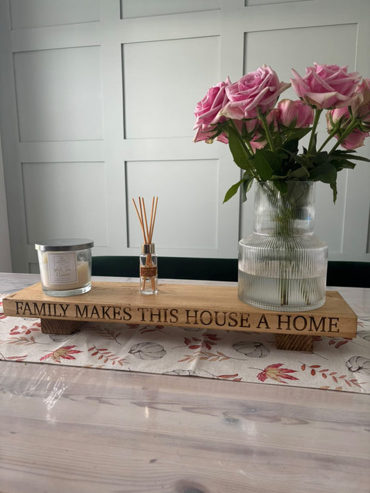 Engraved Table Centrepiece The Rolling Cow