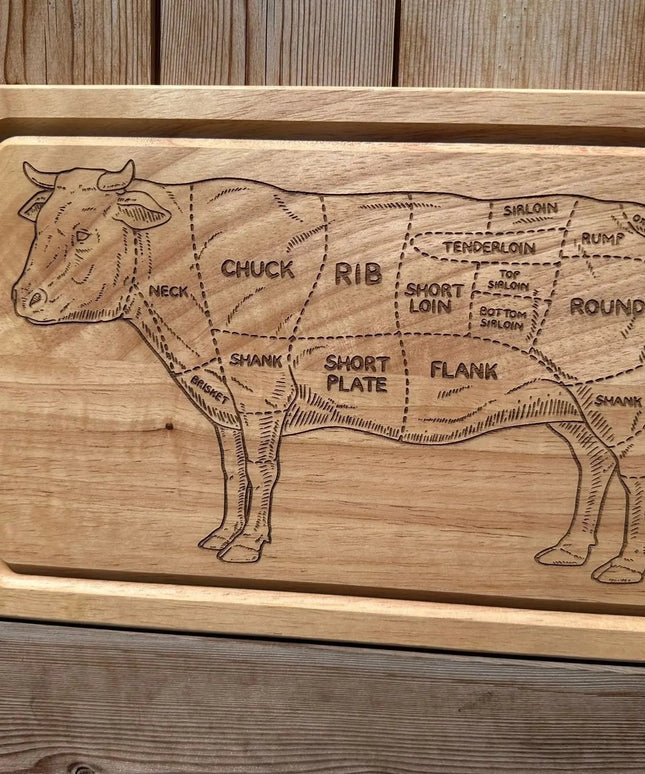 Butcher's Cow Chopping Board The Rolling Cow