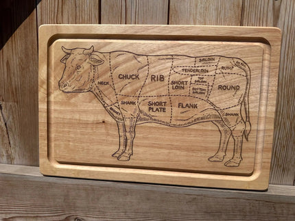 Butcher's Cow Chopping Board The Rolling Cow