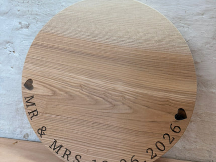 Personalised Wedding Cake Board