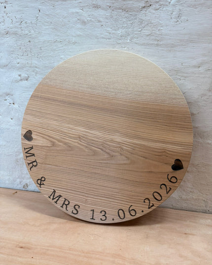 Personalised Wedding Cake Board