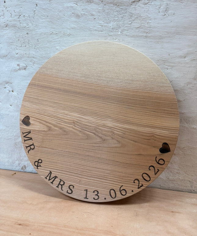 Personalised Wedding Cake Board