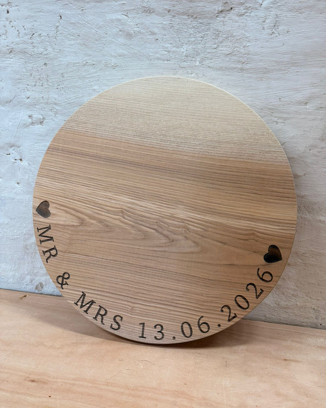 Personalised Wedding Cake Board