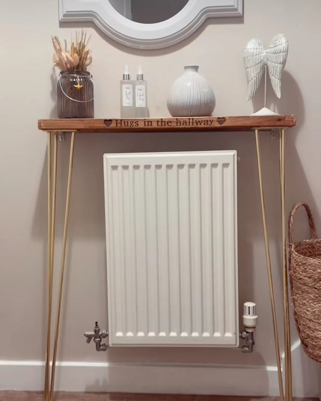 Engraved Console Radiator Side Table The Rolling Cow
