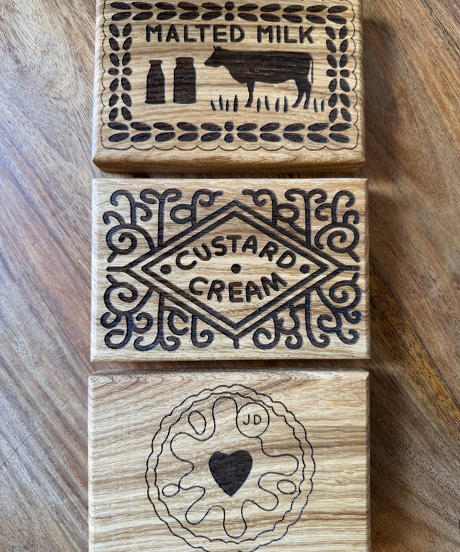 Oak Biscuit Coaster