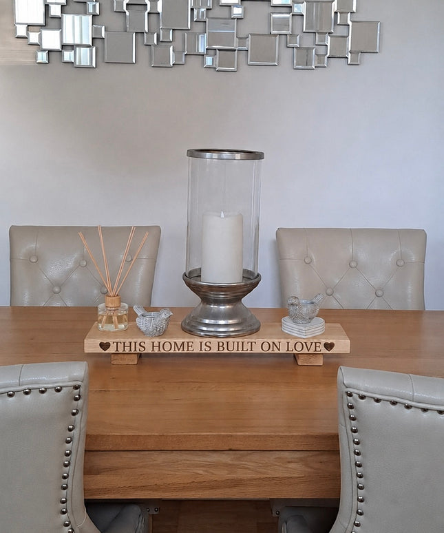 ‘This Home is Built On Love’ Table Centrepiece