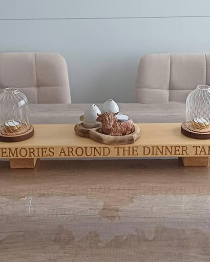 ‘Memories Around The Dinner Table’ Table Centrepiece