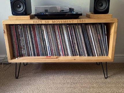 Personalised Vinyl Record Storage Unit