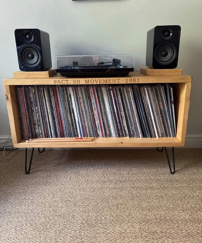 Personalised Vinyl Record Storage Unit