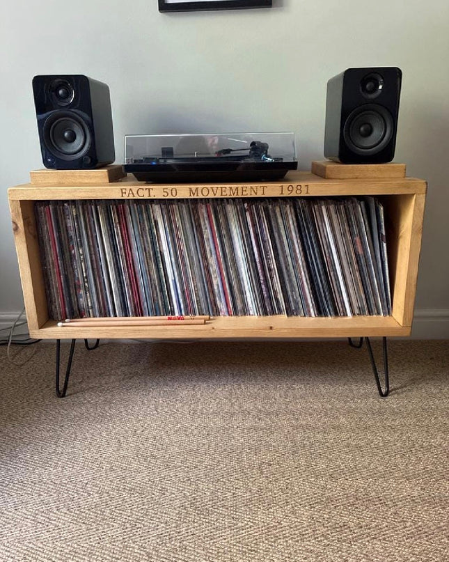 Personalised Vinyl Record Storage Unit