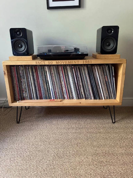 Personalised Vinyl Record Storage Unit