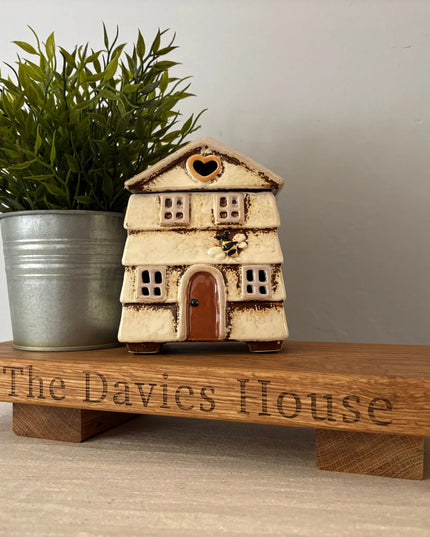 Engraved Oak Mini Display Stand The Rolling Cow