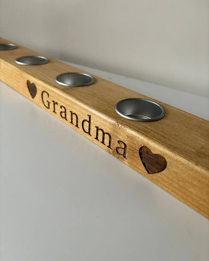 Personalised Tea Light Candle Holder The Rolling Cow