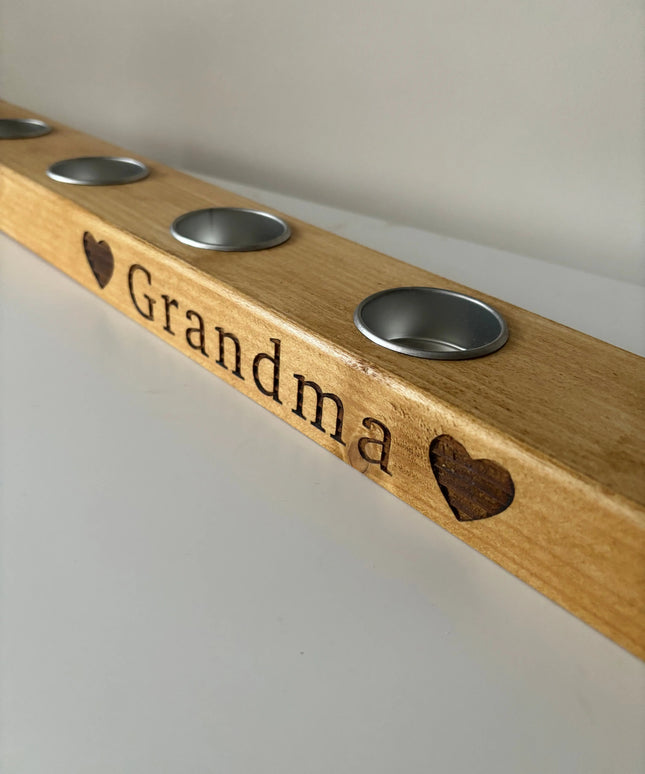 Personalised Tea Light Candle Holder The Rolling Cow