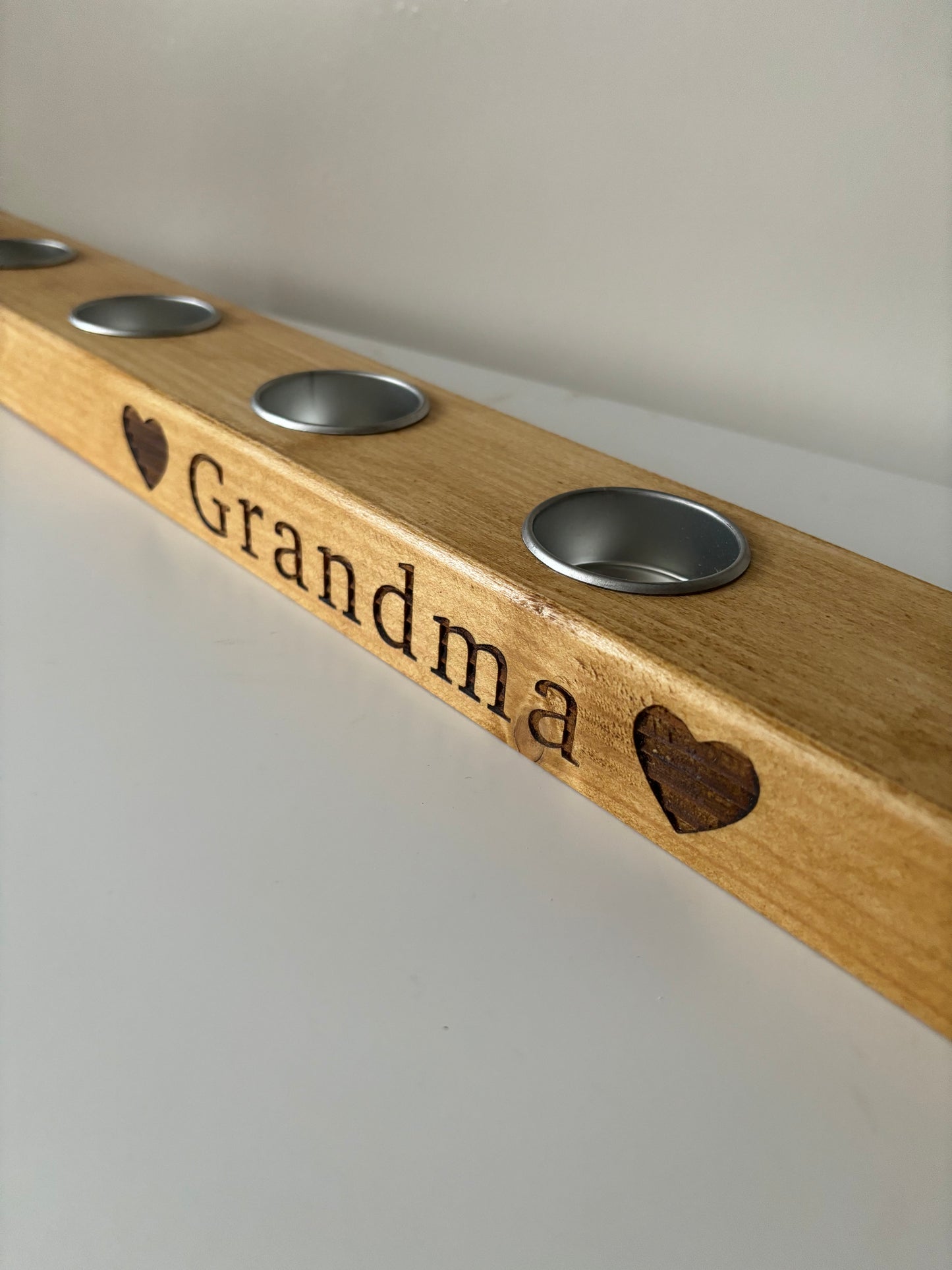 Personalised Tea Light Candle Holder