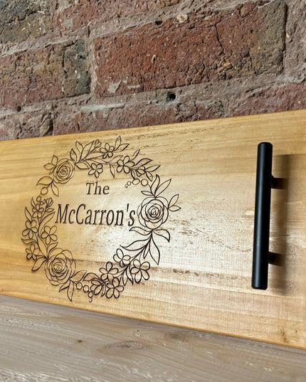 Grazing Handle Serving Platter Board The Rolling Cow