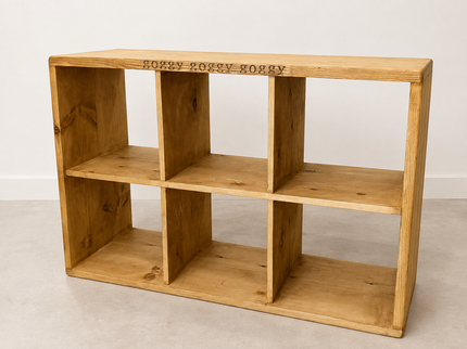 Personalised Six Cube Storage Unit