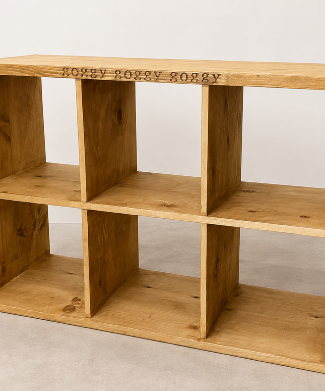Personalised Six Cube Storage Unit