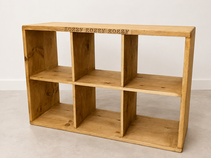 Personalised Six Cube Storage Unit