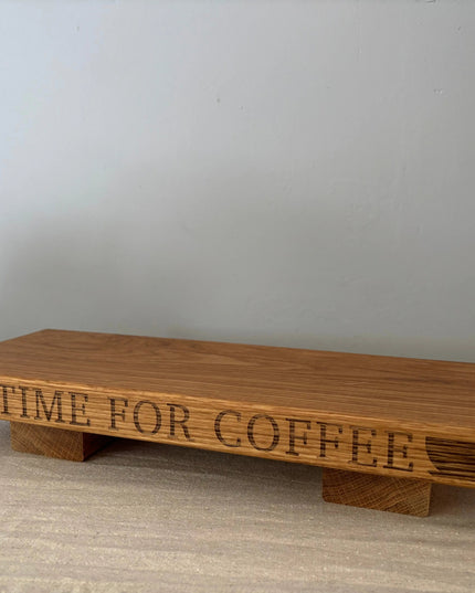 Engraved Oak Mini Display Stand The Rolling Cow