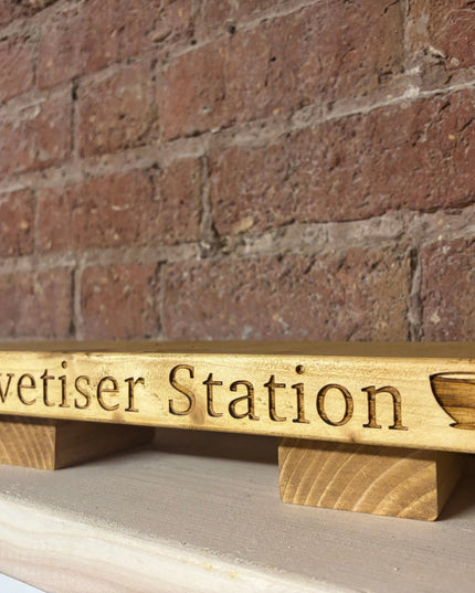 Engraved Mini Display Stand The Rolling Cow