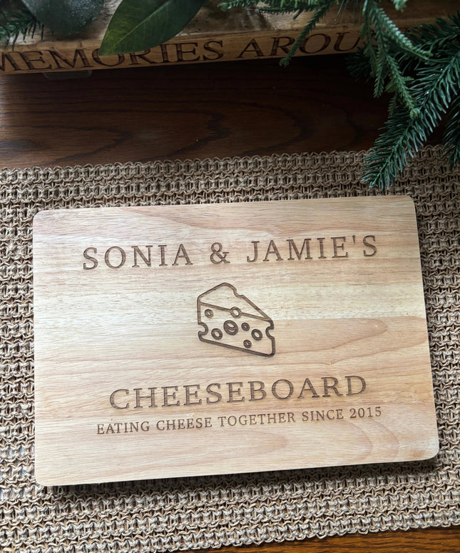 Personalised Cheeseboard Chopping Board Cheese Board design The Rolling Cow