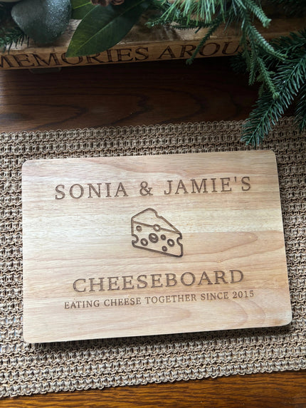 Personalised Cheeseboard Chopping Board Cheese Board design The Rolling Cow