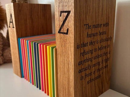 Oak Book Ends The Rolling Cow