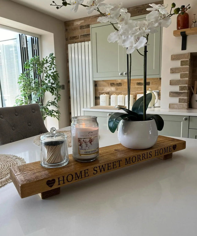 Engraved Table Centrepiece The Rolling Cow