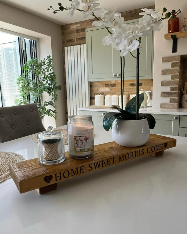Engraved Table Centrepiece The Rolling Cow