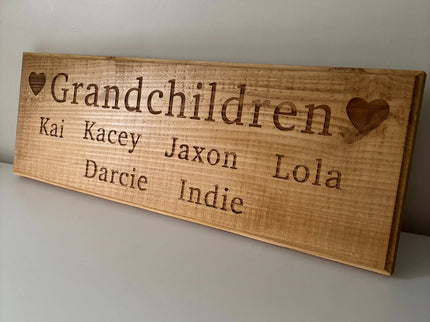 Family Members Name Sign The Rolling Cow