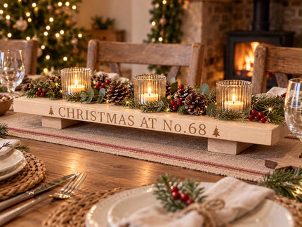 Personalised Christmas Table Centrepiece