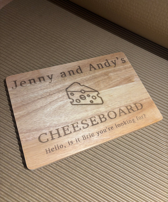 Personalised Cheeseboard Chopping Board Cheese Board design The Rolling Cow