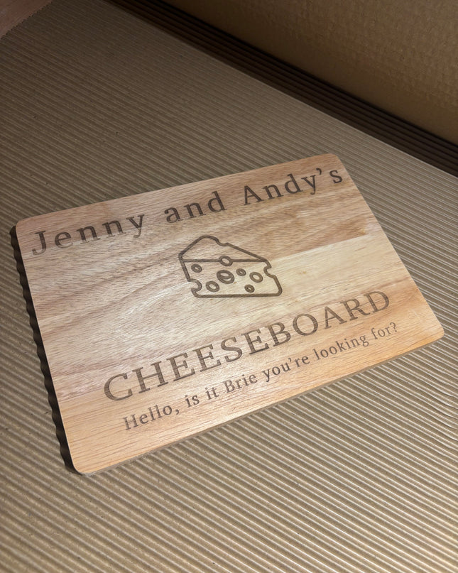 Personalised Cheeseboard Chopping Board Cheese Board design The Rolling Cow