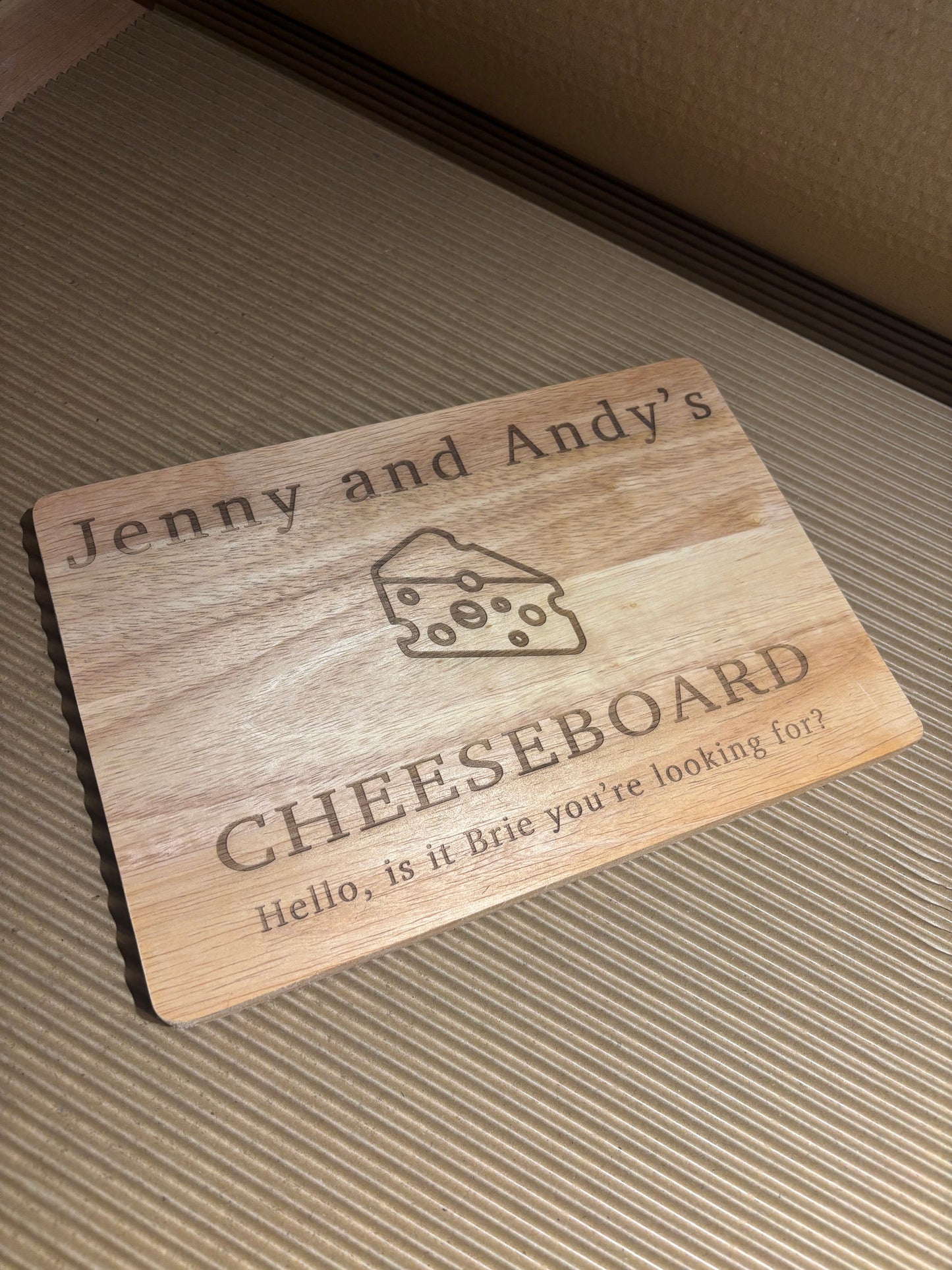 Personalised Cheeseboard Chopping Board Cheese Board design The Rolling Cow
