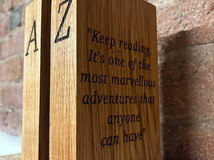 Oak Book Ends The Rolling Cow