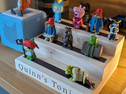 Small Engraved Tonies Character Shelf Stand The Rolling Cow