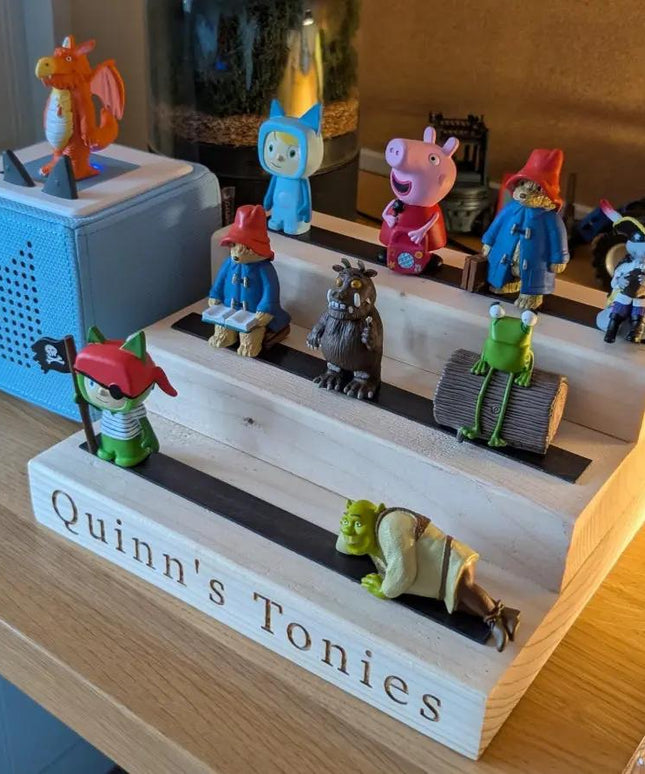 Small Engraved Tonies Character Shelf Stand The Rolling Cow