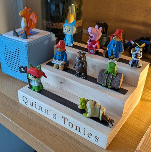 Engraved Tonies Character Shelf Stand