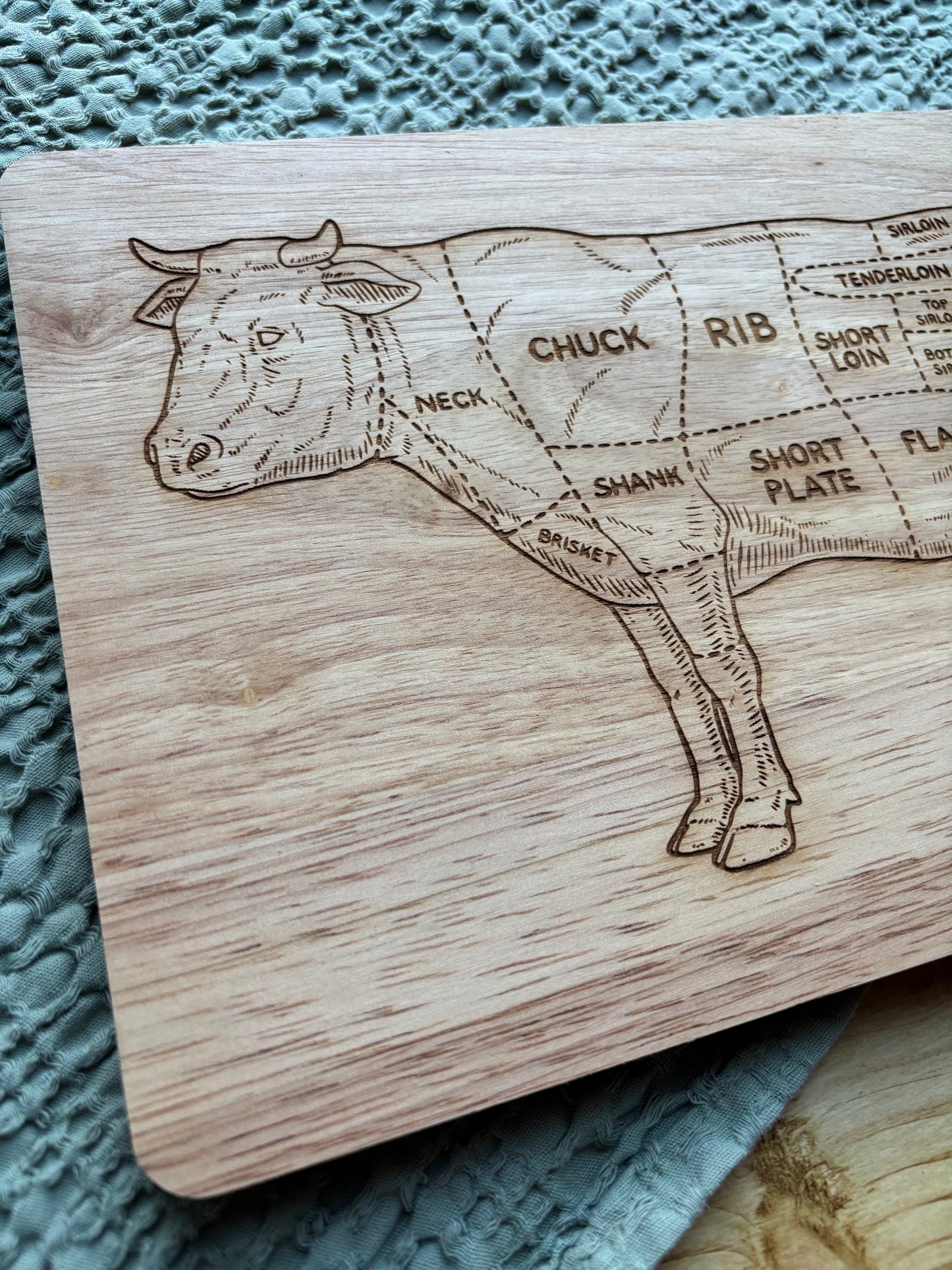 Butcher's Cow Chopping Board