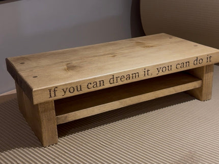 Engraved Desktop Computer Monitor Stand