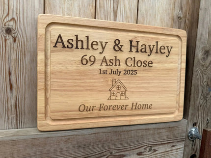Personalised Chopping Board The Rolling Cow