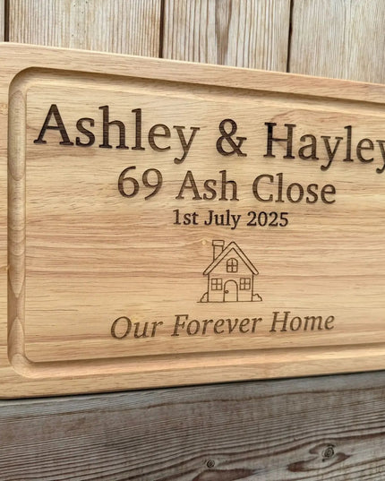 Personalised Chopping Board The Rolling Cow