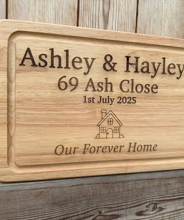 Personalised Chopping Board The Rolling Cow