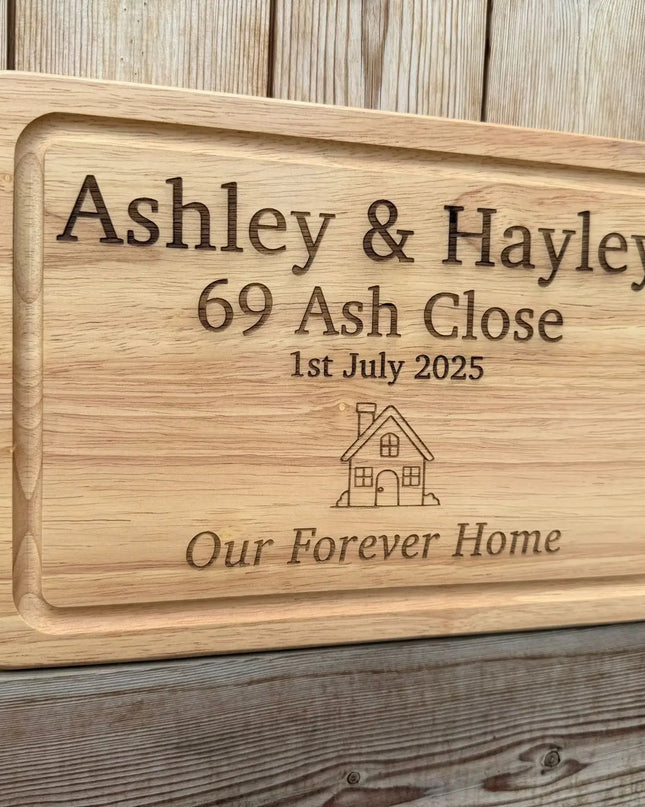 Personalised Chopping Board The Rolling Cow