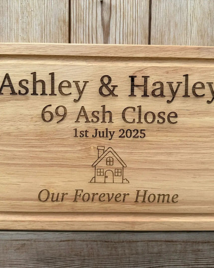 Personalised Chopping Board The Rolling Cow