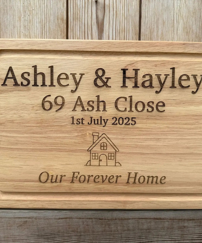 Personalised Chopping Board The Rolling Cow