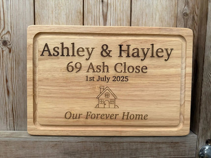 Personalised Chopping Board The Rolling Cow