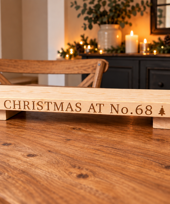 Personalised Christmas Table Centrepiece