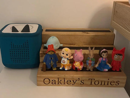 Small Engraved Tonies Character Shelf Stand The Rolling Cow